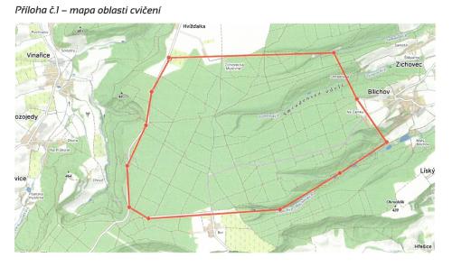 mapa cvičení